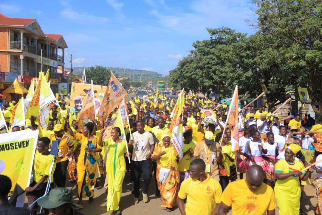 Museveni campaigns in Nebbi