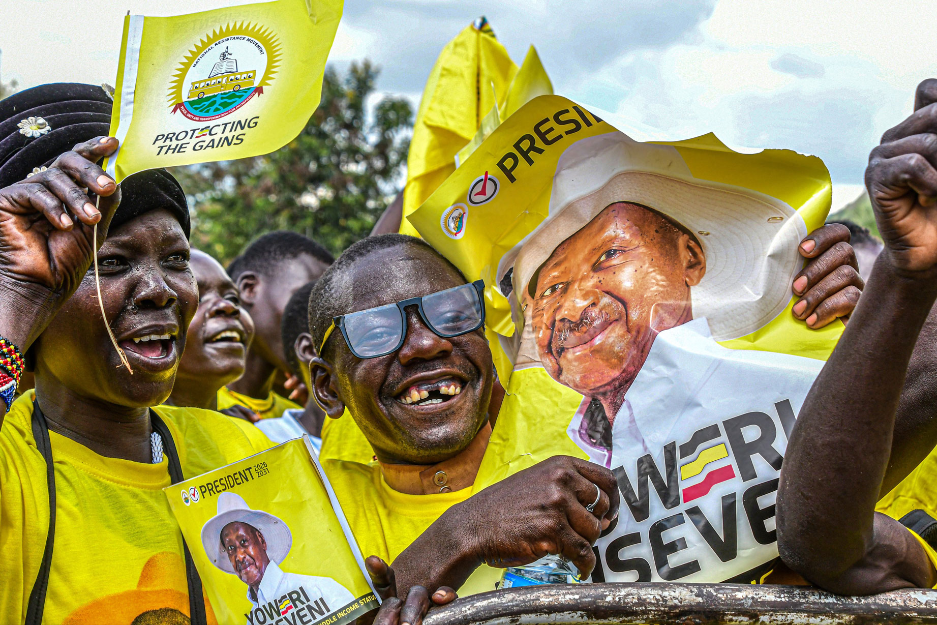 Museveni campaigns in Abim