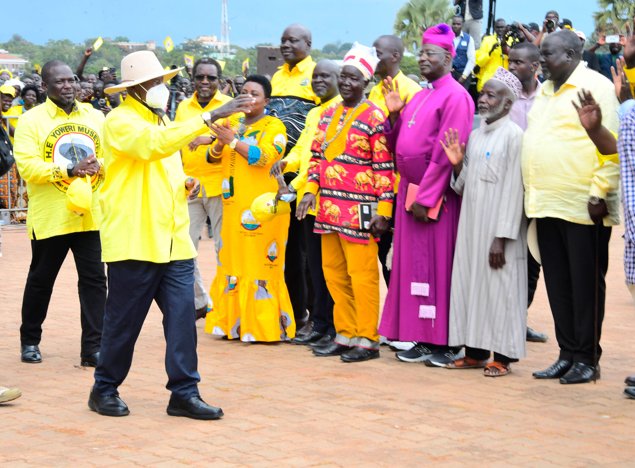 President Museveni campaigns in Gulu
