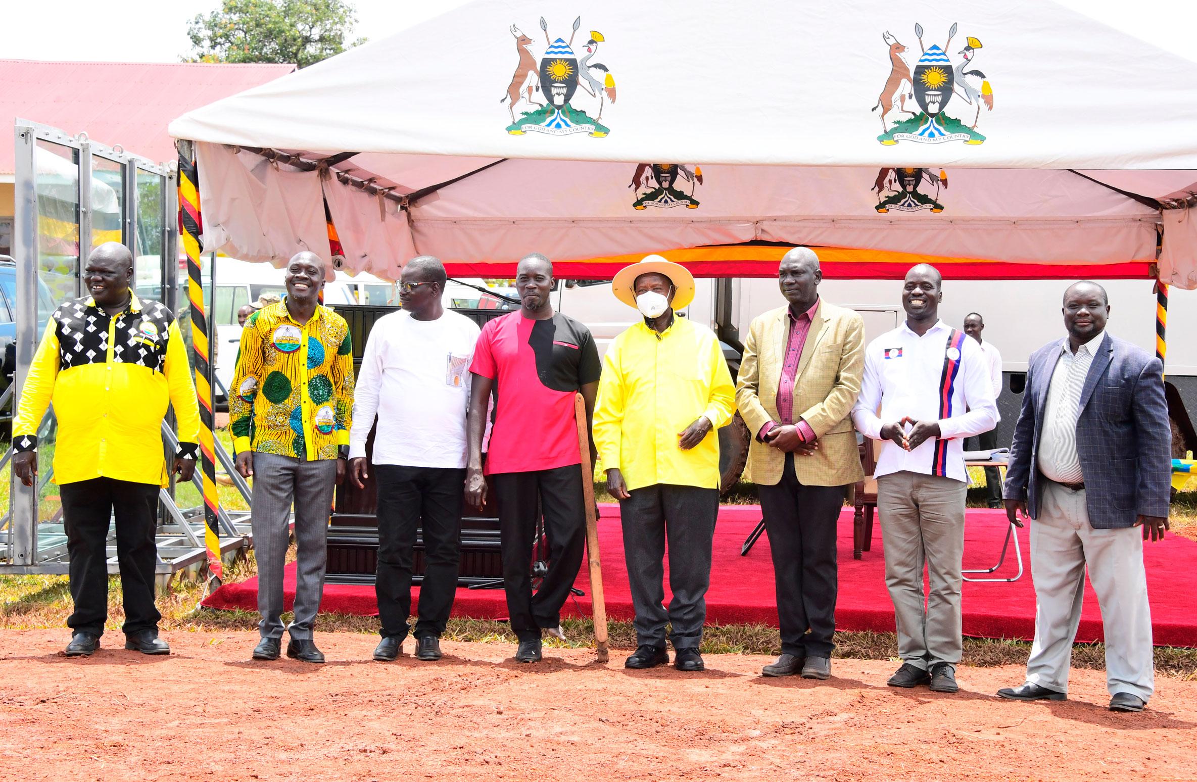 Museveni campaigns in Oyam