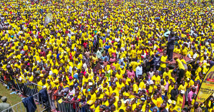 Museveni campaigns in Manafwa