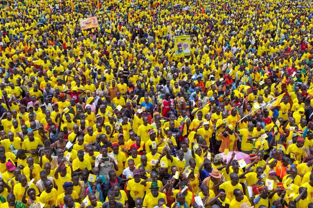 Museveni campaigns in Nakapiripirit