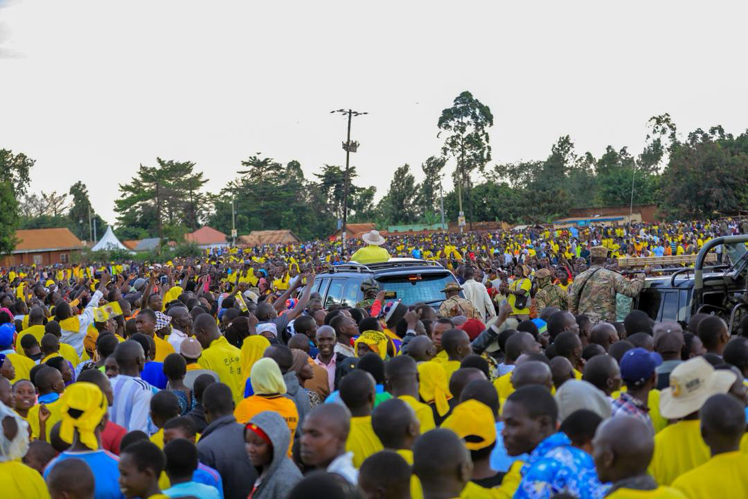 Museveni campaigns in Bulambuli