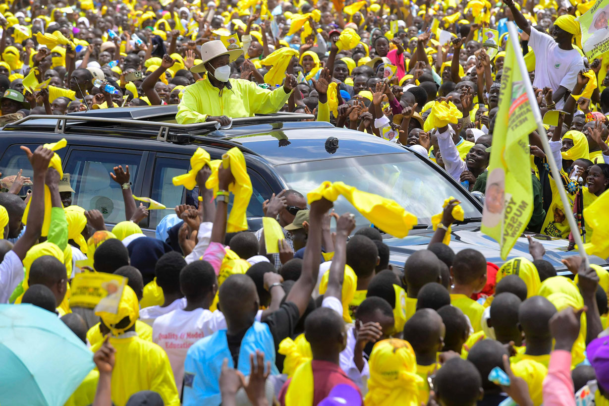 Museveni campaigns in Mbale