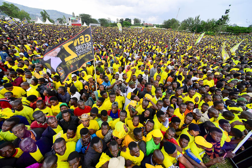 Museveni campaigns in Ntungamo
