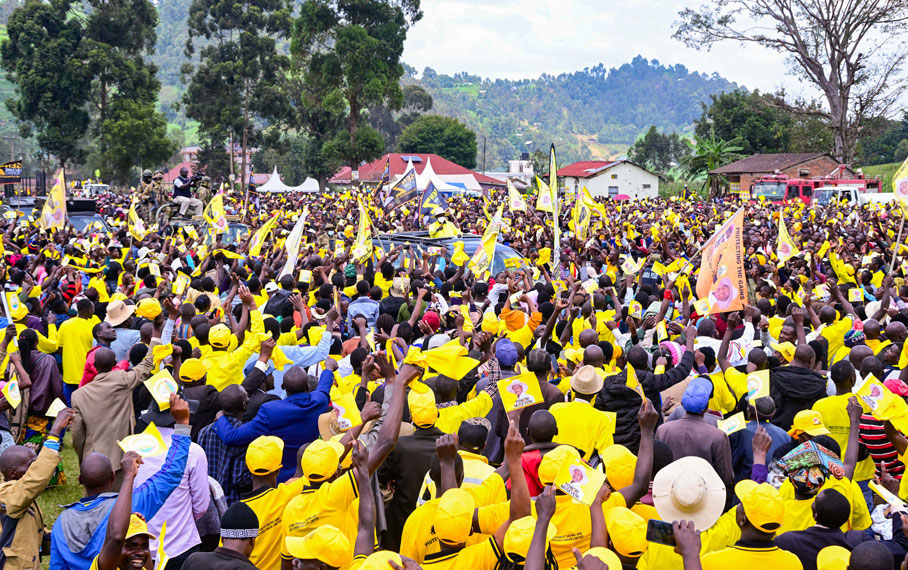 Museveni campaigns in Napak in Kisoro