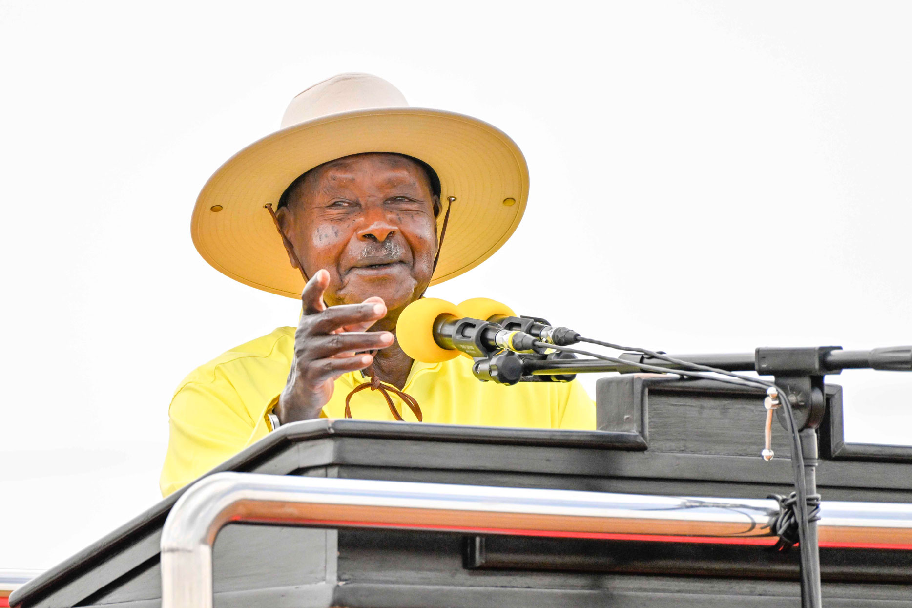 Museveni campaigns in Namayingo