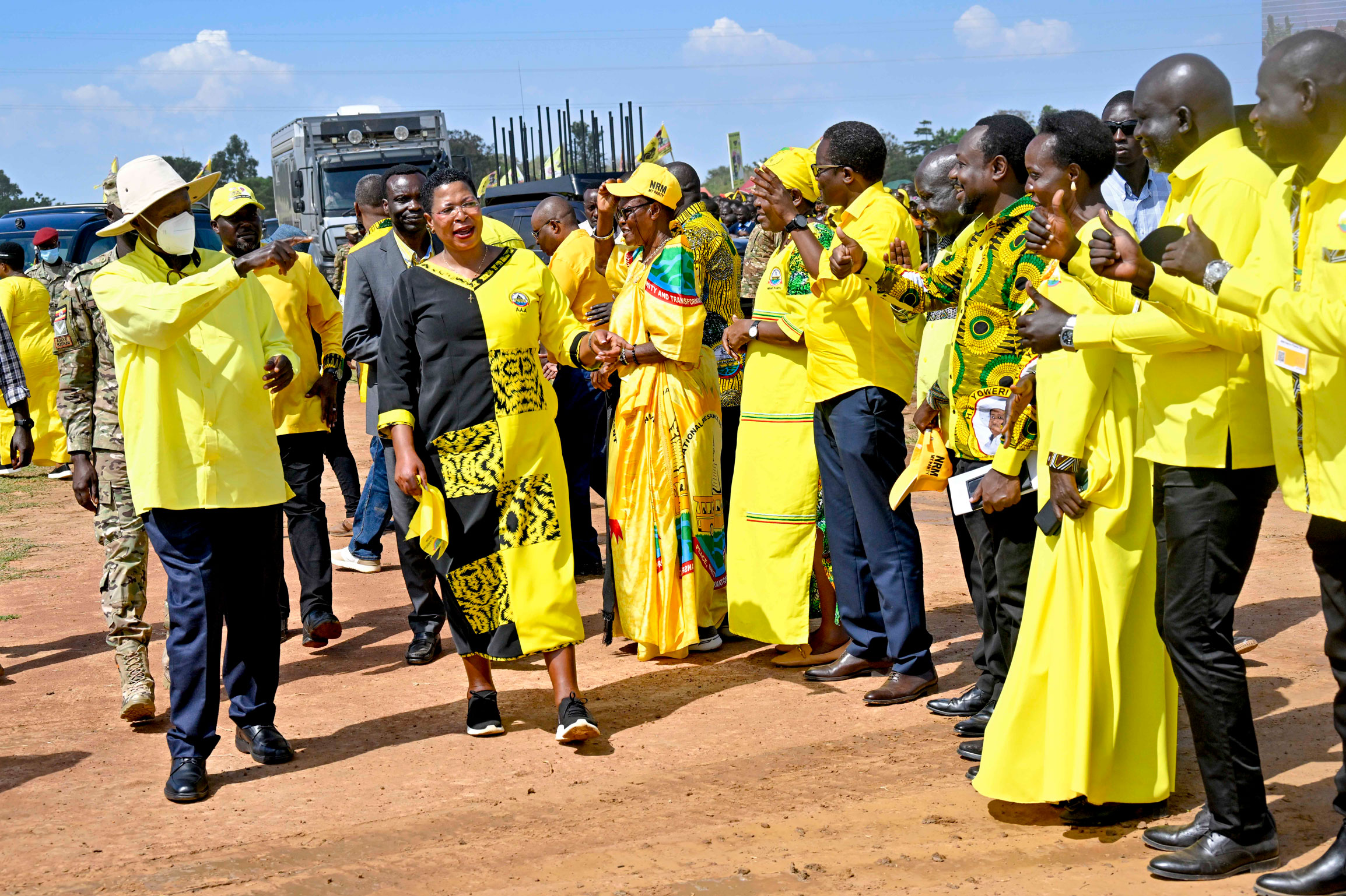 Museveni campaigns in Kumi