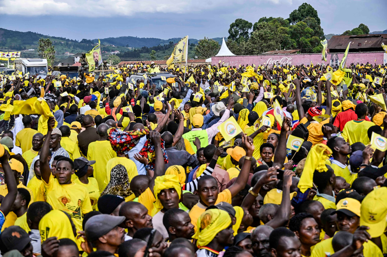 Museveni campaigns in Rukungiri