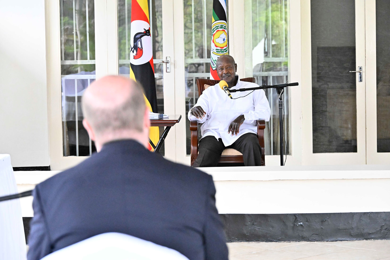 Museveni holds talks with US Ambassador William W. Popp