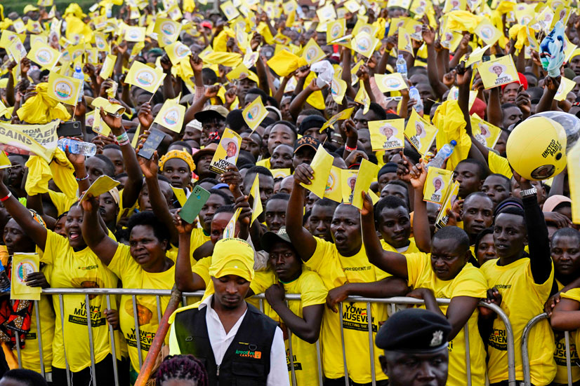 Museveni campaigns in Isingiro