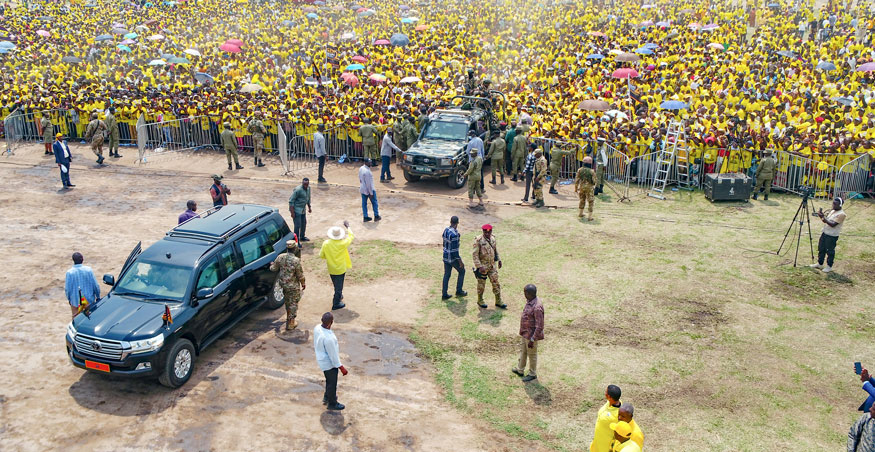 Museveni campaigns in Kasese 
