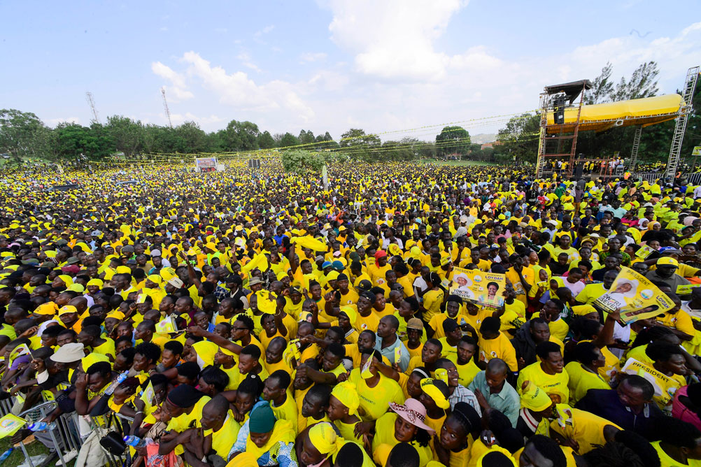 Museveni campaigns in Mbarara 