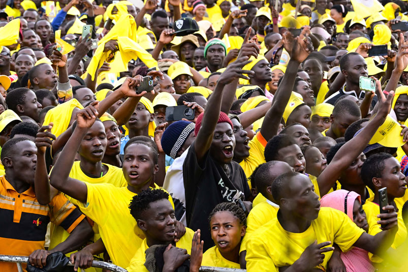 Museveni campaigns in Ibanda