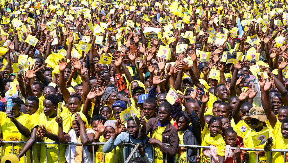 Museveni campaigns in Rwampara