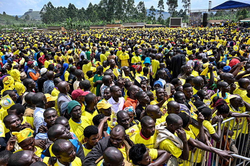 Museveni campaigns in Buhweju district