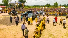 Museveni campaigns in Maracha