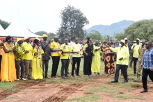 Museveni campaigns in Abim