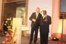 Museveni receives the Afrika-Verein Award in Berlin