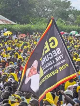 Museveni campaigns in Pakwach