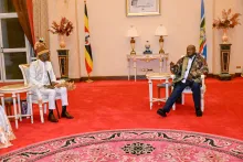 President Museveni meets Lango Paramount Chief (Won Nyaci), Eng. Dr. Michael Moses Odongo Okune and Clan Leaders