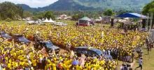 Museveni campaigns in Manafwa