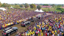 Museveni campaigns in Kalaki