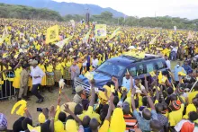 Museveni campaigns in Moroto