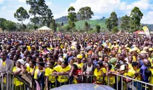 Museveni campaigns in Kisoro