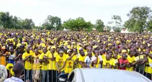 Museveni campaigns in Kamuli