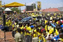 Museveni campaigns in Namayingo
