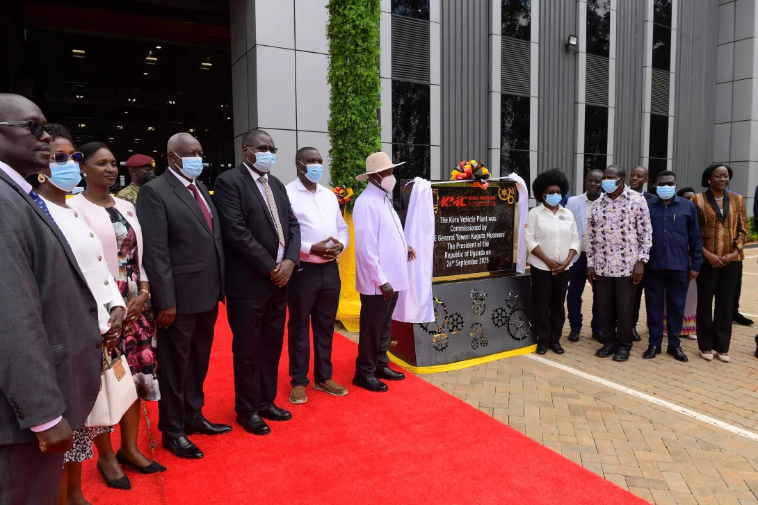 President Yoweri Kaguta Museveni on 26th September 2025 officially commissioned the Kiira Vehicle Plant in Jinja District, marking a major milestone in Uganda’s journey towards industrialization and technological innovation 