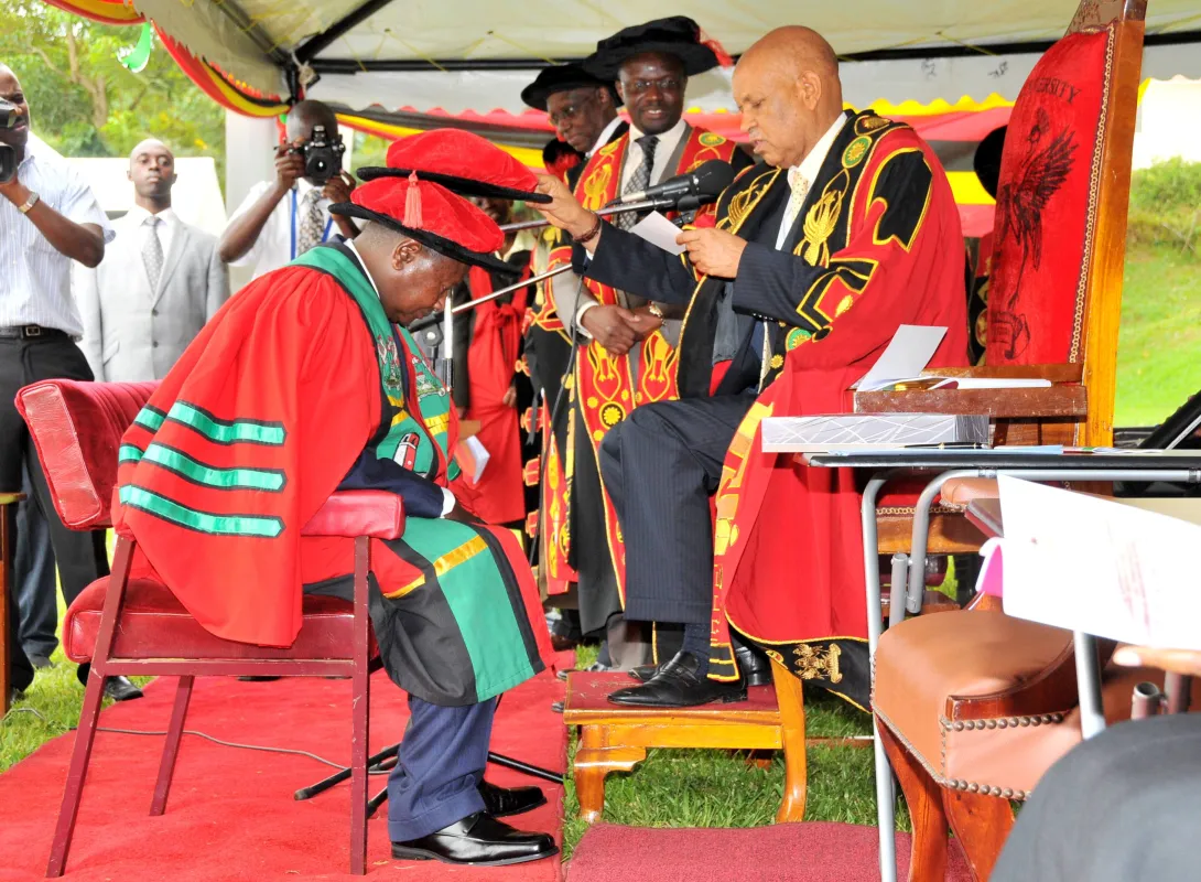 President Museveni Awarded Honorary Doctorate by MUK