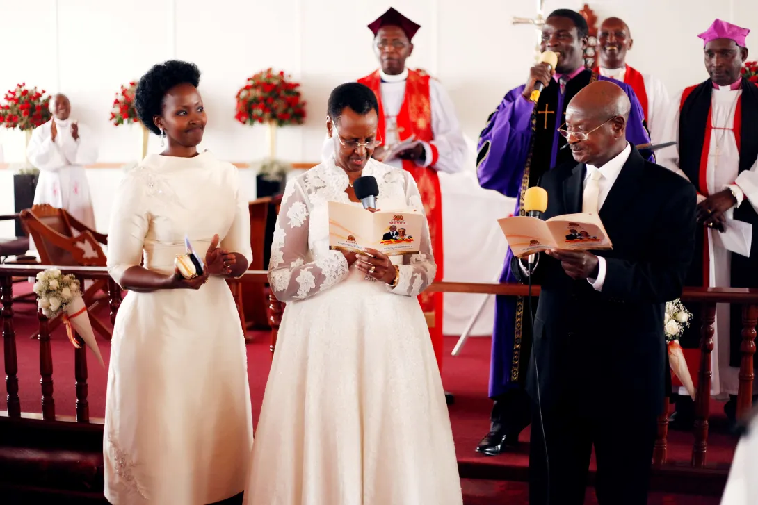 The Musevenis celebrate 40 years in Marriage. August 2013