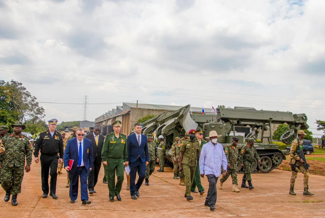 Museveni receives $53m military equipment from Russia 