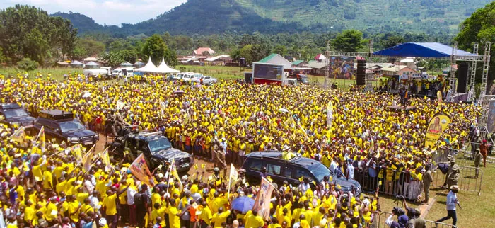 Museveni campaigns in Manafwa