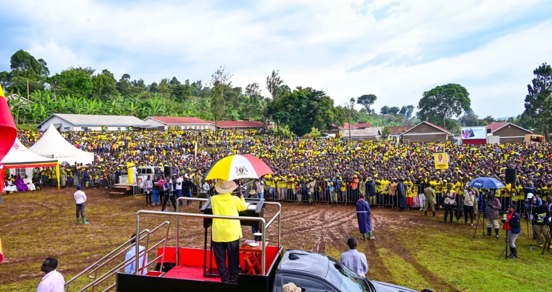 Museveni campaigns in Namisindwa