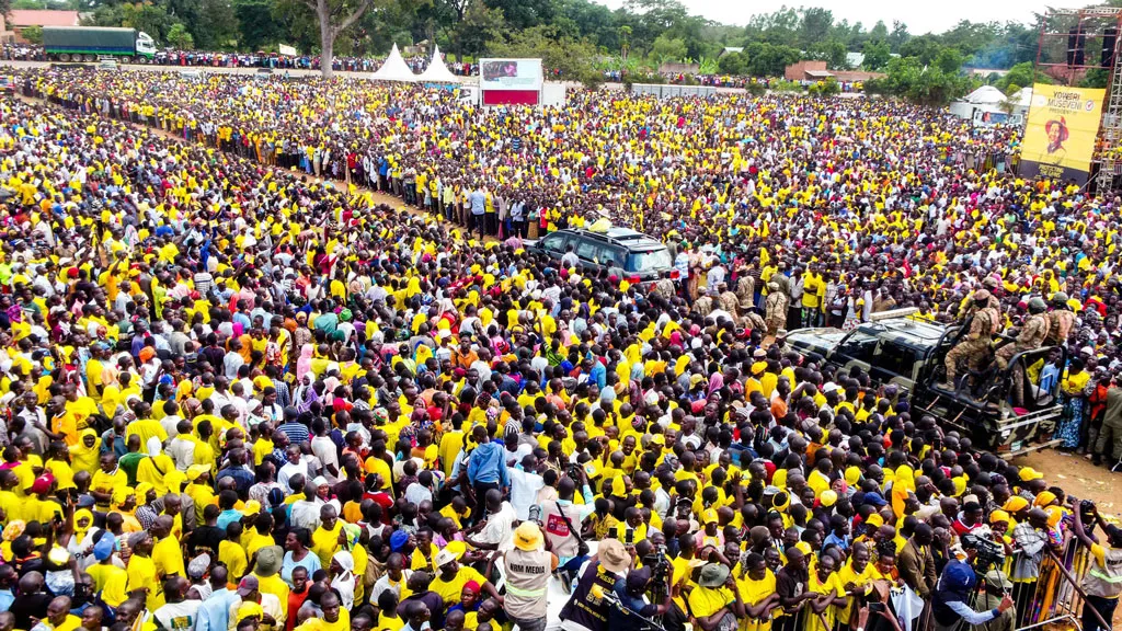 Museveni campaigns in Budaka