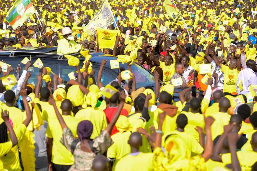Museveni campaigns in Jinja