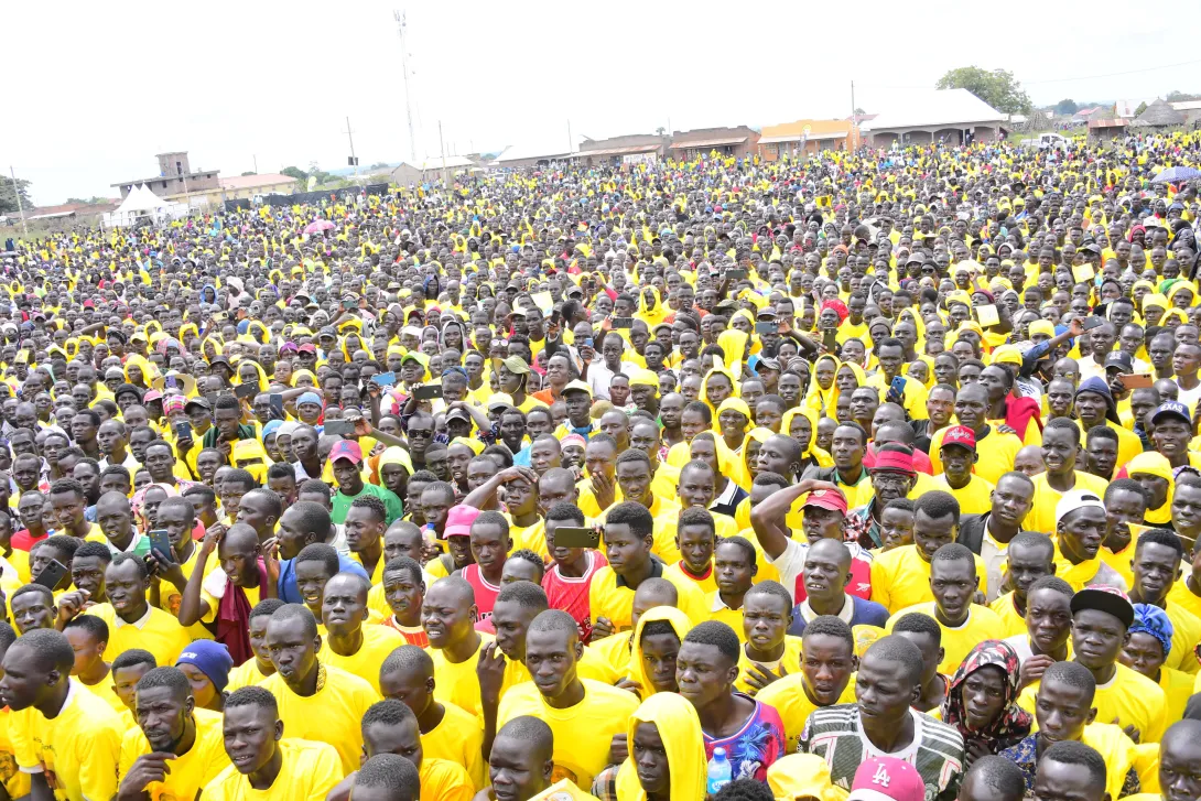 Museveni campaigns in Kapelebyong 
