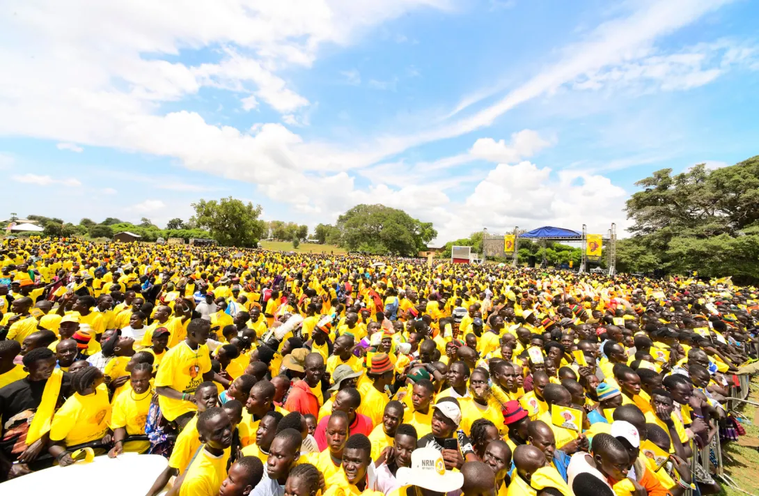 Museveni campaigns in Nakapiripirit