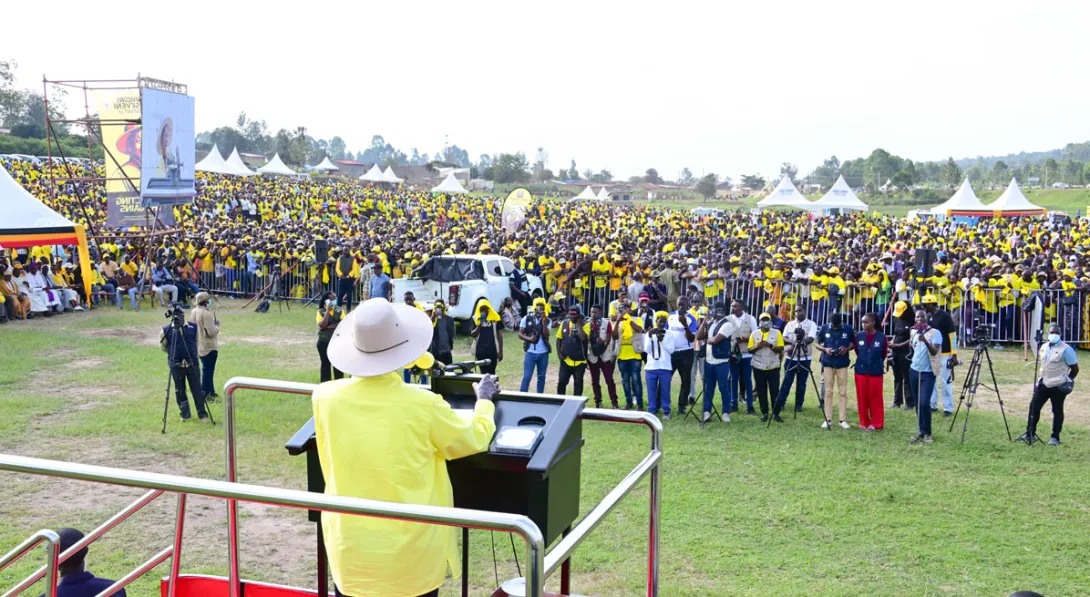 President-Museveni-who-is-also-the-NRM-presidential-candidate-addressing-his-supporters-during-a-campaign-rally-at-Nyakasharara-play-grounds-in-Kiruhura-district-on-Friday.-PPU-Photo_0.jpg