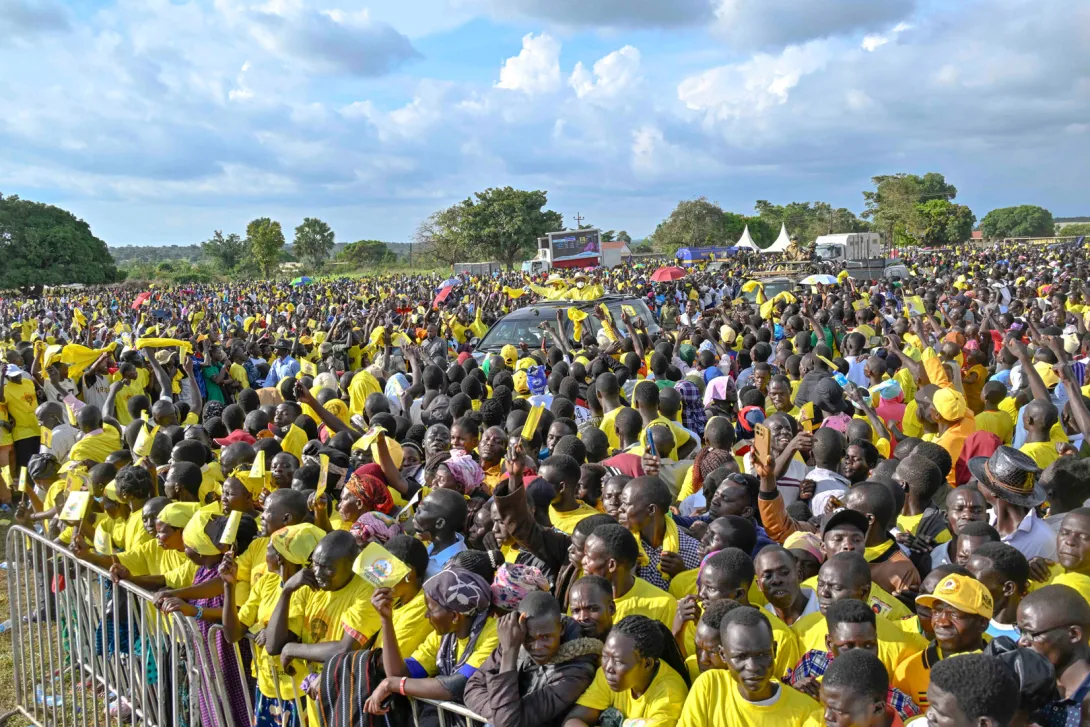 Museveni campaigns in Amuria