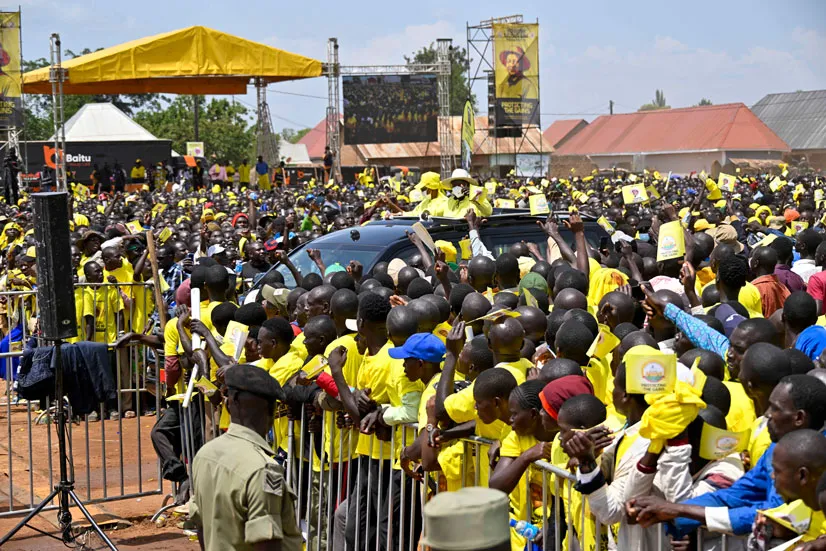 Museveni campaigns in Namayingo