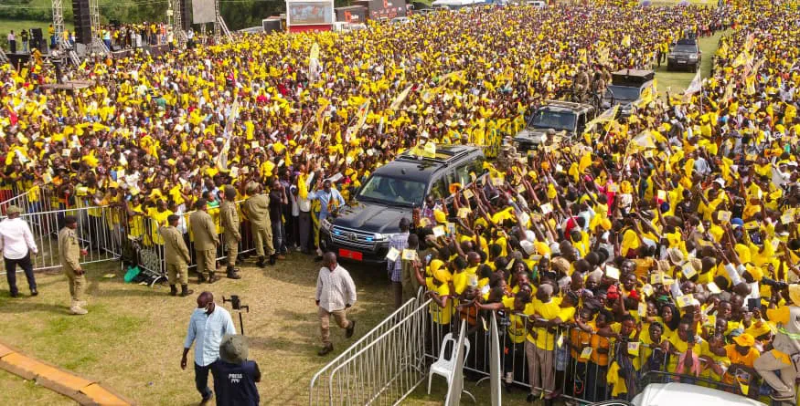 Museveni campaigns in Bunyangabu