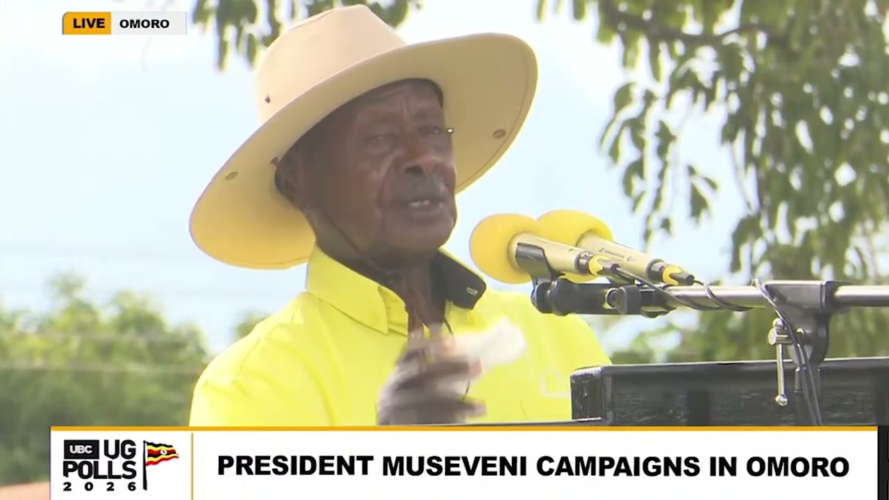 Embedded thumbnail for President Museveni campaigns in Omoro district, Acholi region