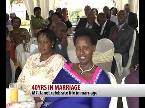 Embedded thumbnail for President Yoweri Museveni and Janet Kataaha celebrate 40 years of marriage