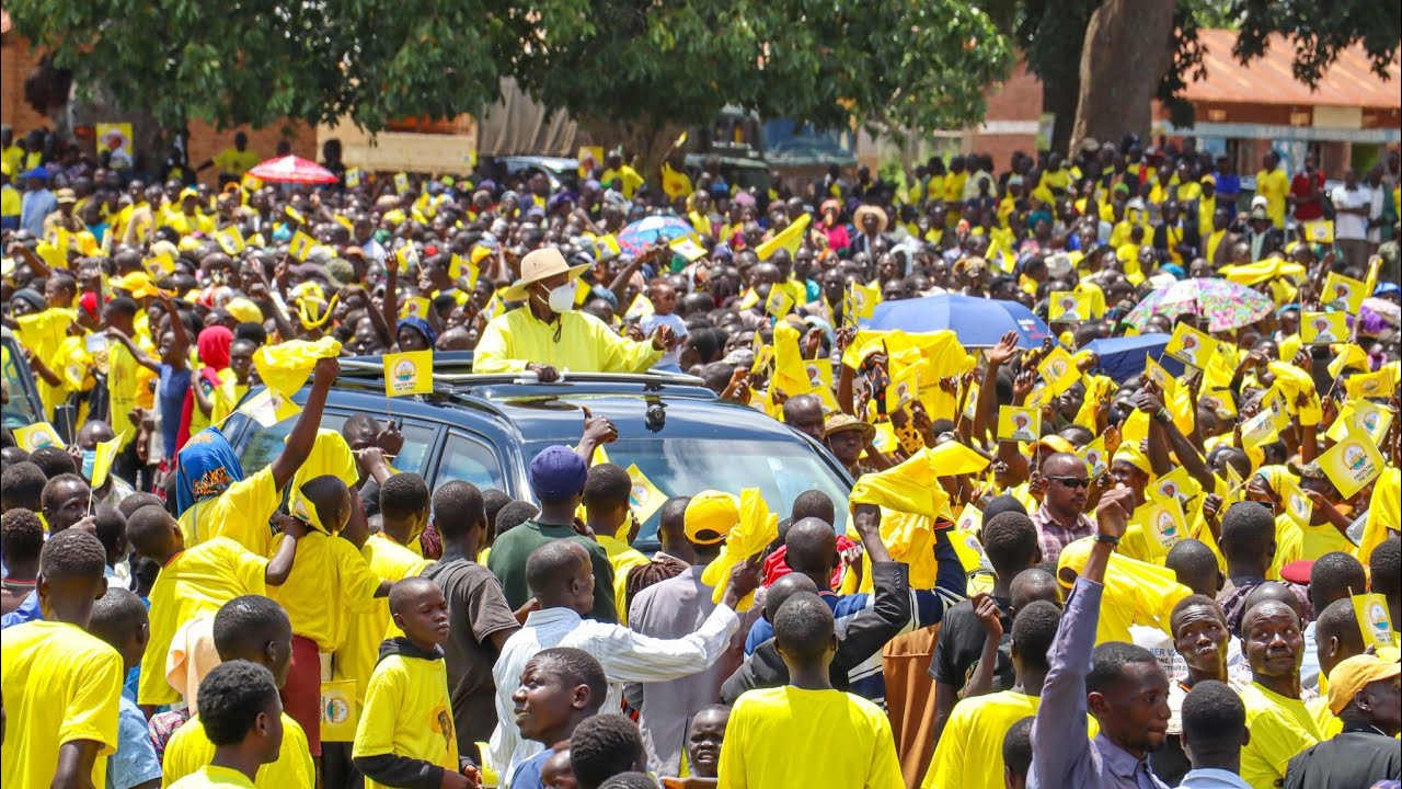 Embedded thumbnail for Museveni campaigns in Pader
