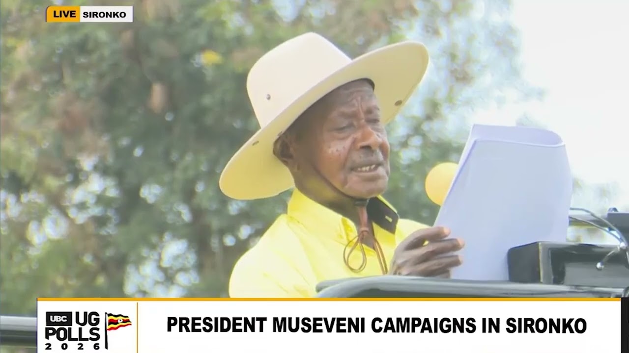 Embedded thumbnail for Museveni campaigns in Sironko 