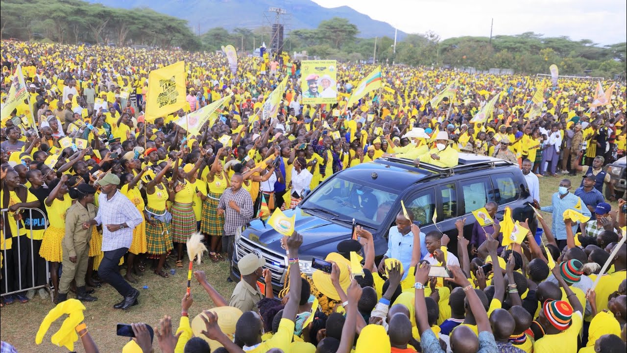 Embedded thumbnail for Museveni campaigns in Moroto